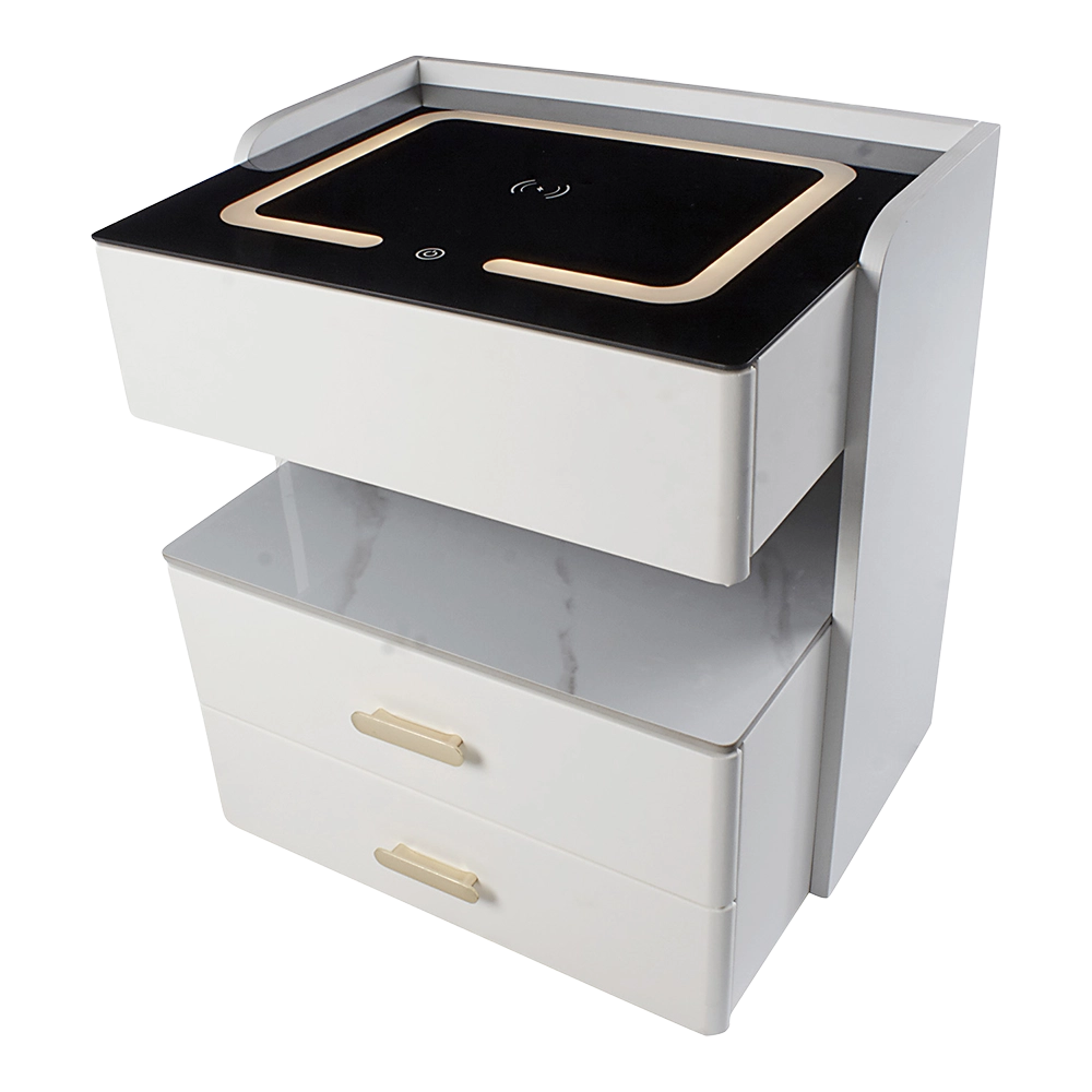 Pedestal Halo Electronic White
